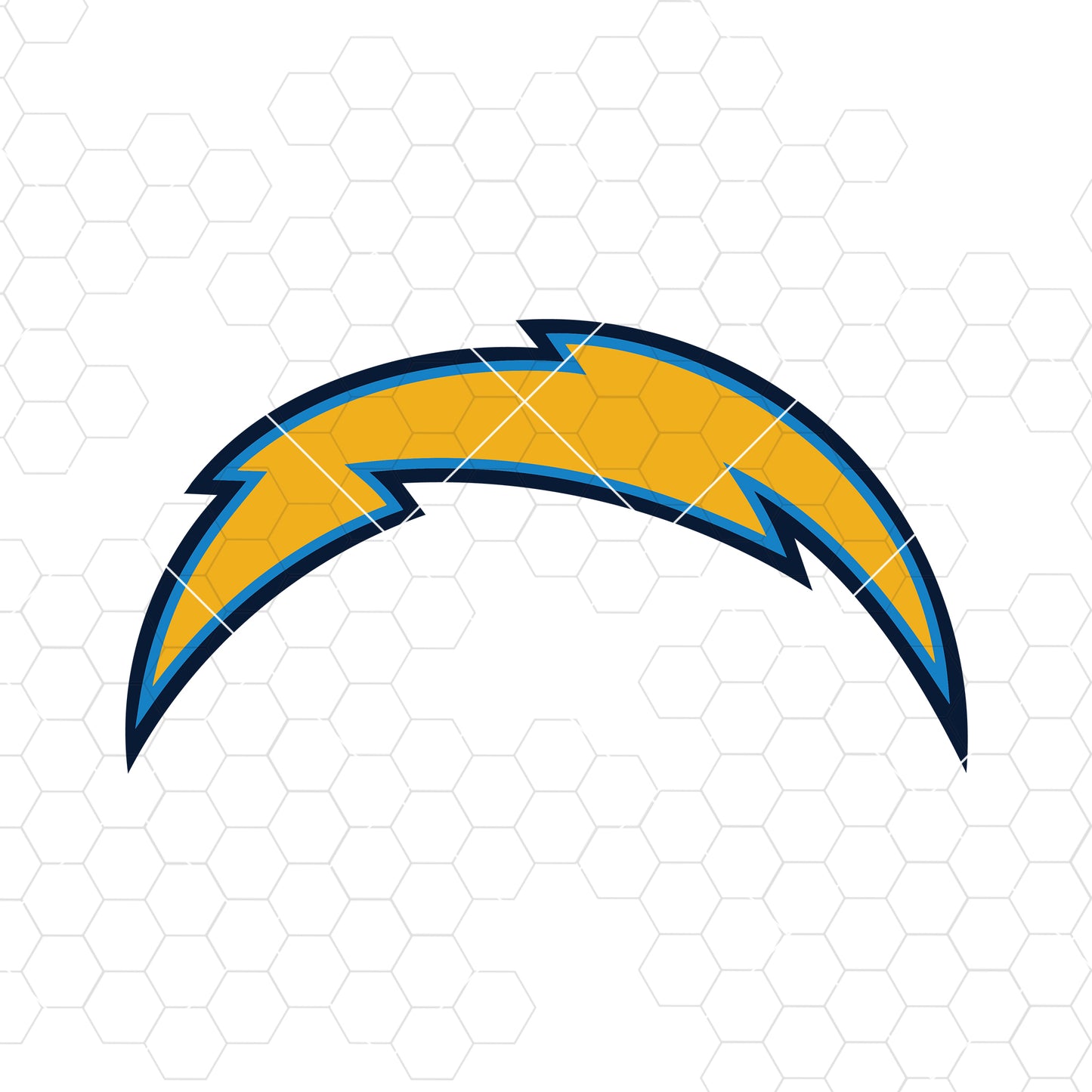 Los Angeles Chargers Digital Cut Files Svg, Dxf, Eps, Png, Cricut Vector, Digital Cut Files Download