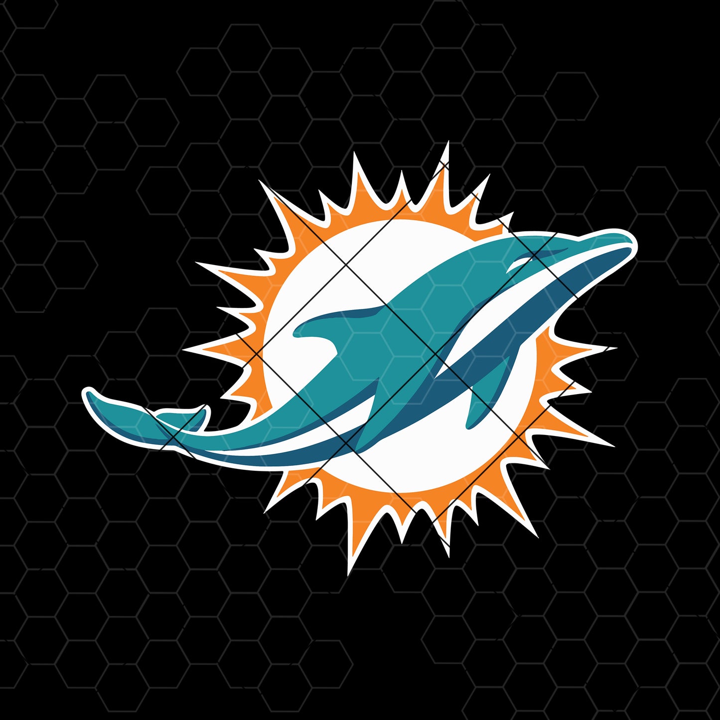 Miami Dolphins Digital Cut Files Svg, Dxf, Eps, Png, Cricut Vector, Digital Cut Files Download