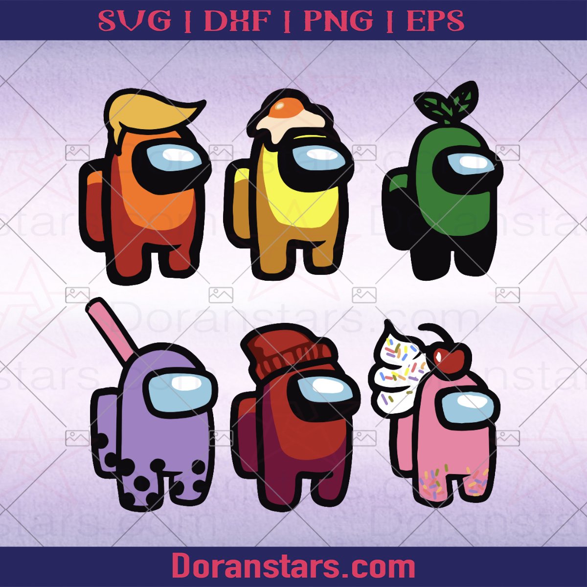 Bundle svg Among us Team svg - Instant Download - Doranstars