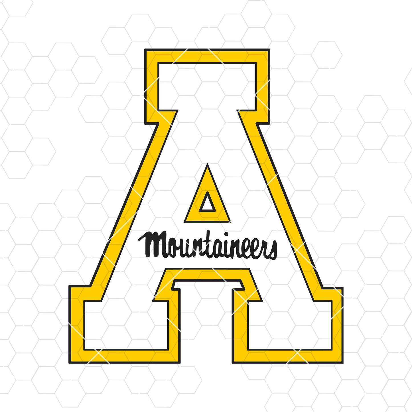 Appalachian State Digital Cut Files Svg, Dxf, Eps, Png, Cricut Vector, Digital Cut Files Download