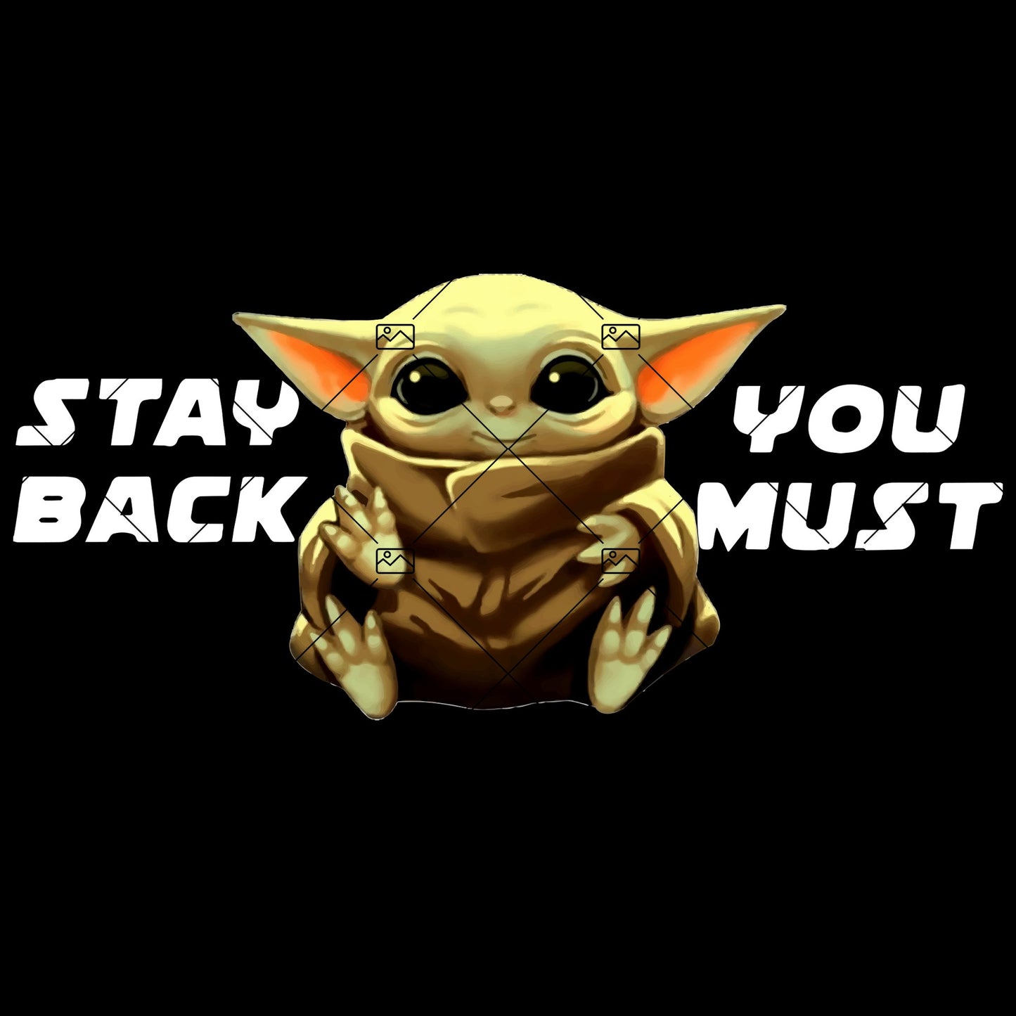 Baby Yoda Sublimated Mask Digital Cut Files PNG, Digital Files Download