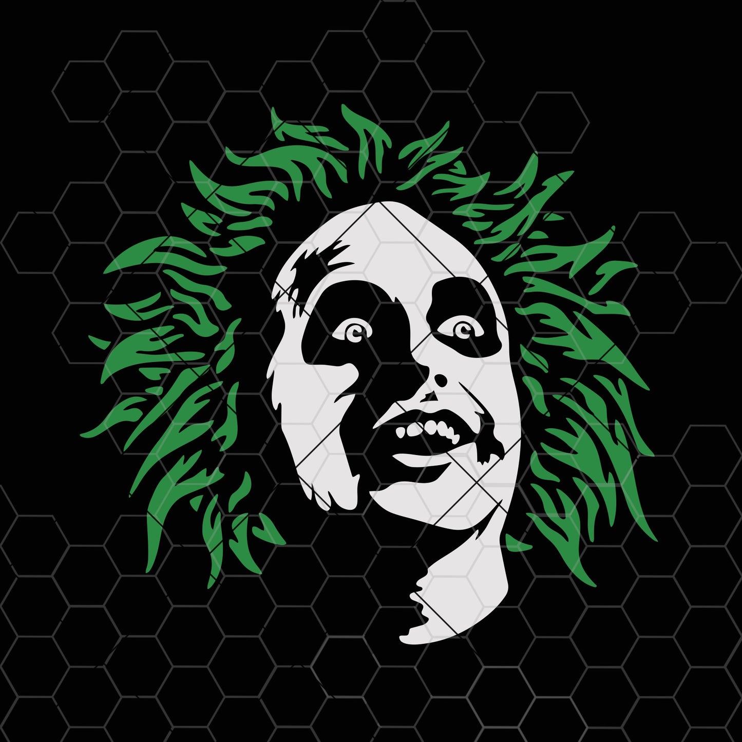 Beetlejuice svg, Beetlejuice Digital Download, Beetlejuice DXF, SVG, PDF, Tim Burton, Silhouette Cameo, Jpeg, Png, eps, halloween svg