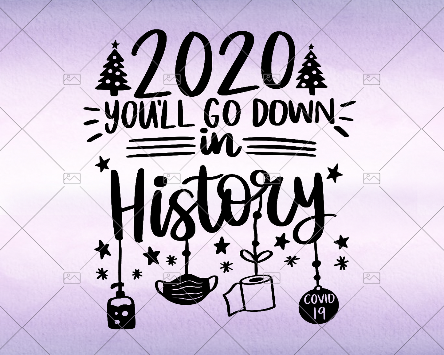 Christmas Quarantine 2020 SVG, Social Distancing, Christmas svg 2020 - Instant Download - Doranstars