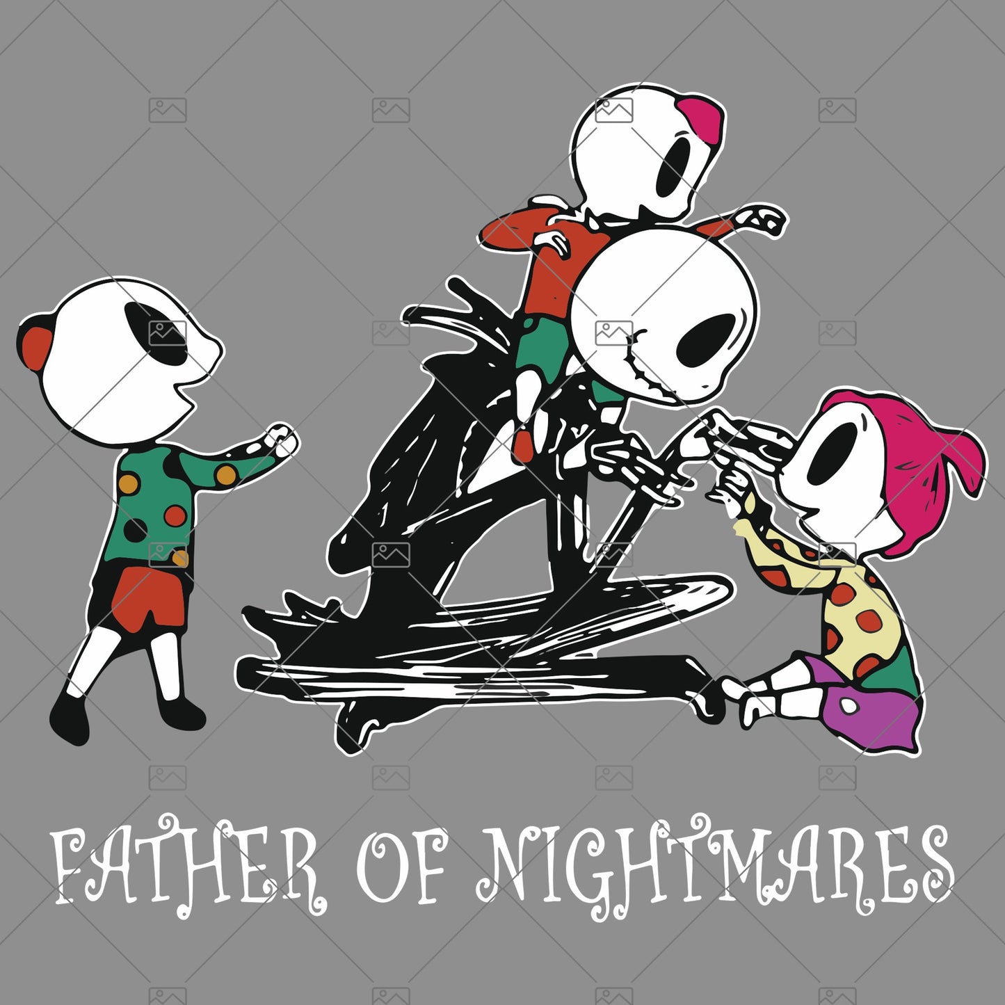 Father Of Nightmares SVG, Jack Skellington SVG, Nightmare Before Christmas SVG, Halloween svg 2