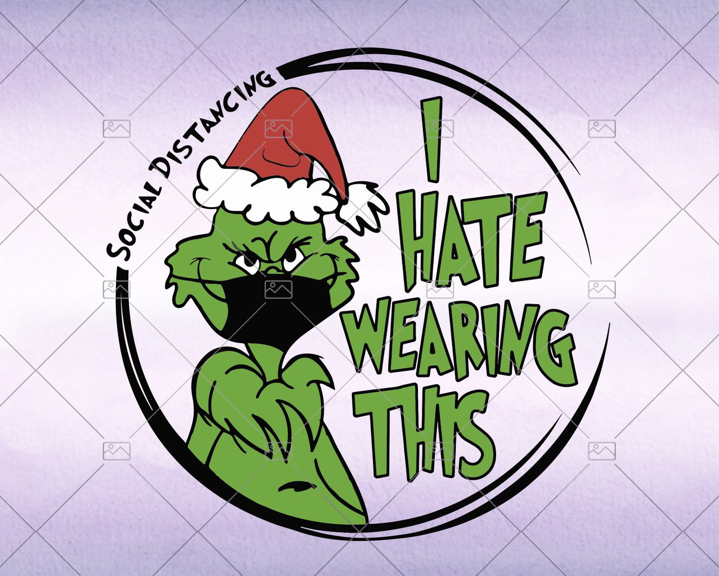 Grinch, I Hate Wearing This Svg, Instant Download - Doranstars