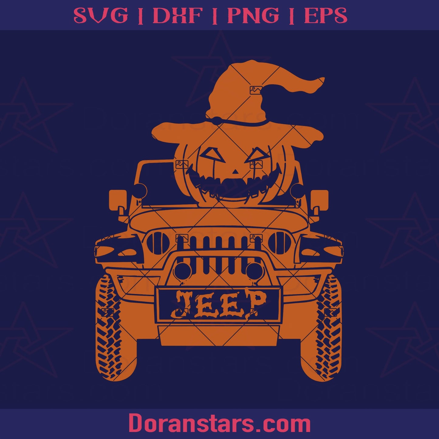 Jeep Pumpkin Halloween Jeep Svg, Jeep Girl Svg, Jeep Svg For Cricut