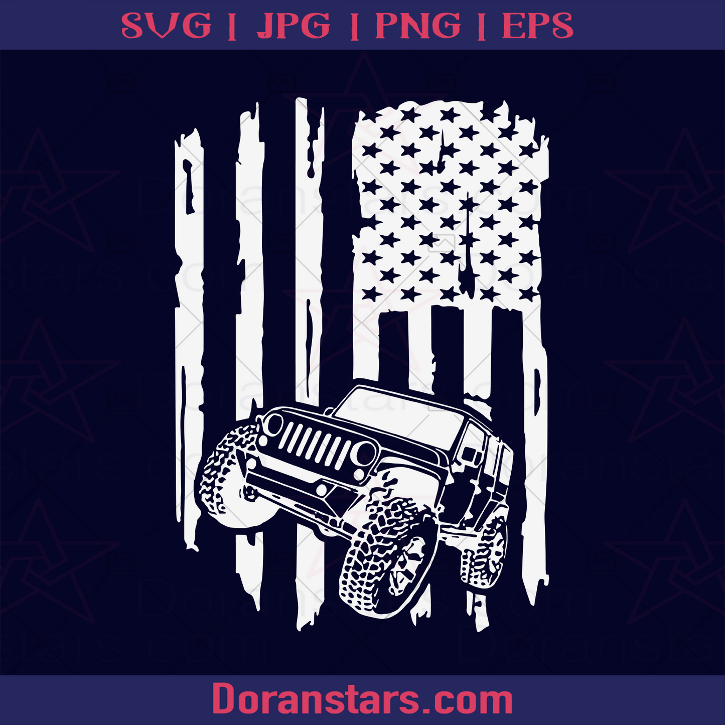 Jeep flag - America Off-Road Jeep jeep Truck, Jeep For Sale, Jeep Icon For Sale, Black Jeep, Travel, Travel Lover, Holiday, Traveller Design, America Travel, Offroad , Off Road Design, Icon, Vector logo, Svg Files For Cricut, Dxf, Eps, Png, Cricut Vector, Digital Cut Files Download - doranstars.com