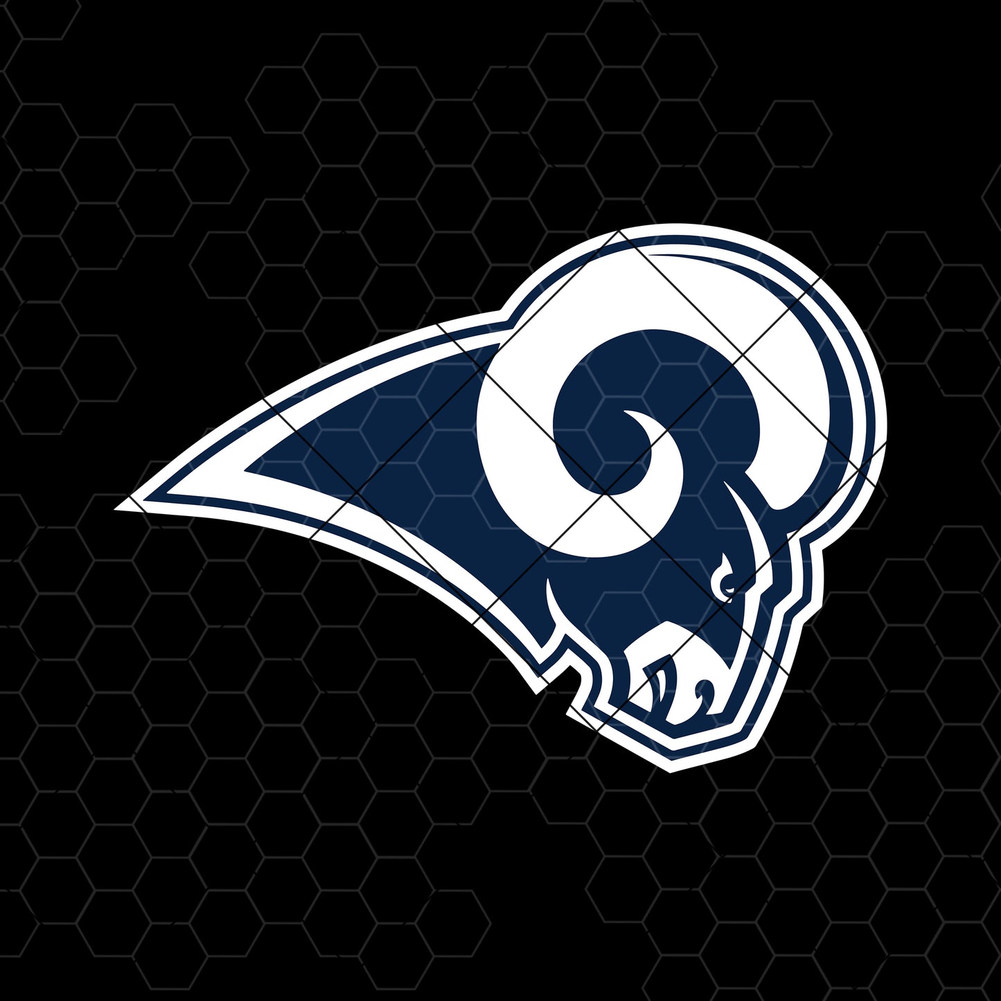 Los Angeles Rams Digital Cut Files Svg, Dxf, Eps, Png, Cricut Vector, Digital Cut Files Download