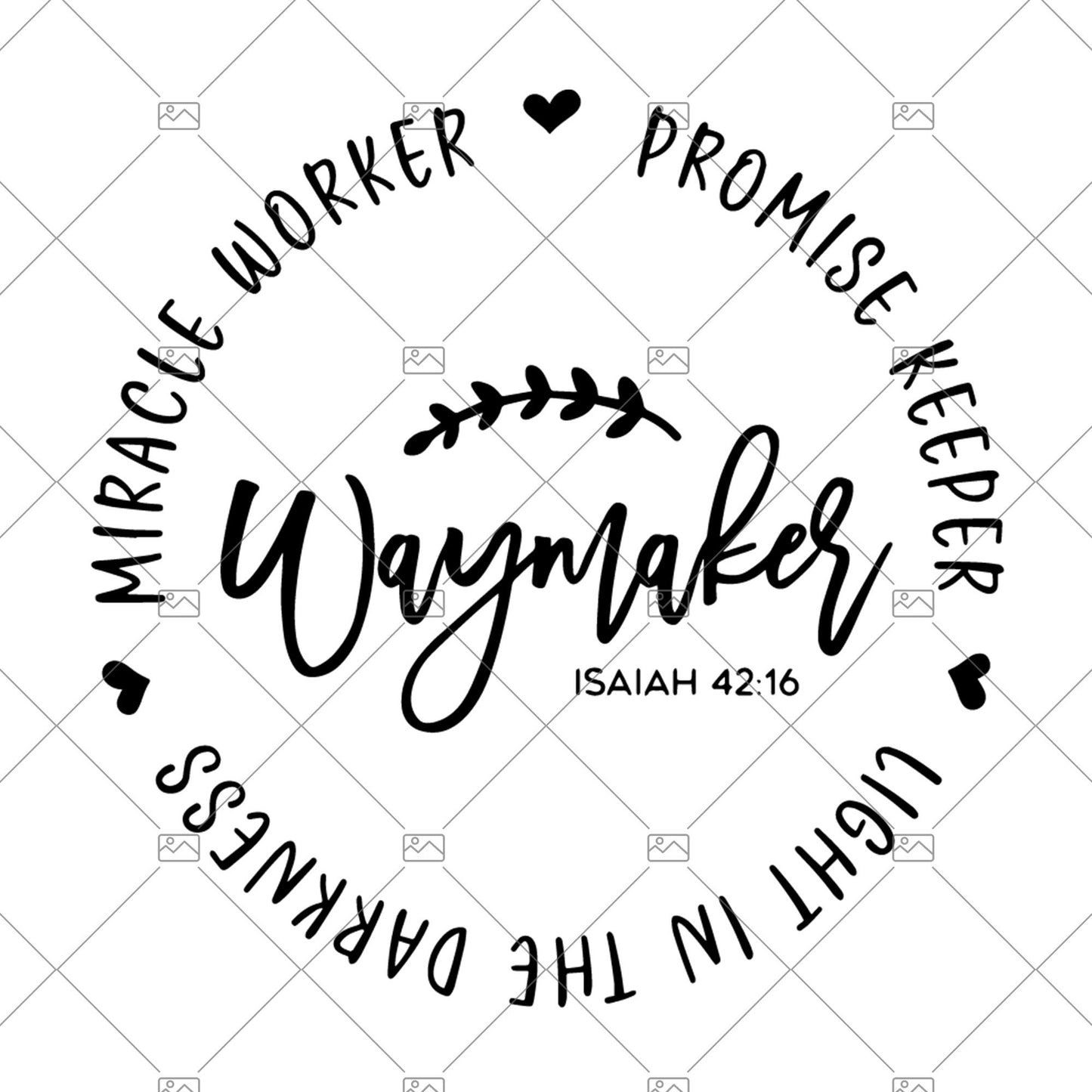Waymaker svg, Christian svg, dxf, png, Christian Quote svg, Instant Download, Faith svg, Scripture svg, Redeemed svg, Bible verse svg