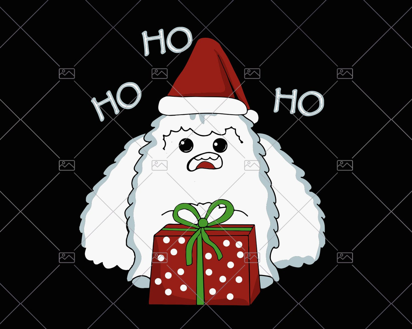 Yeti Xmas - Svg, Instant Download - Doranstars
