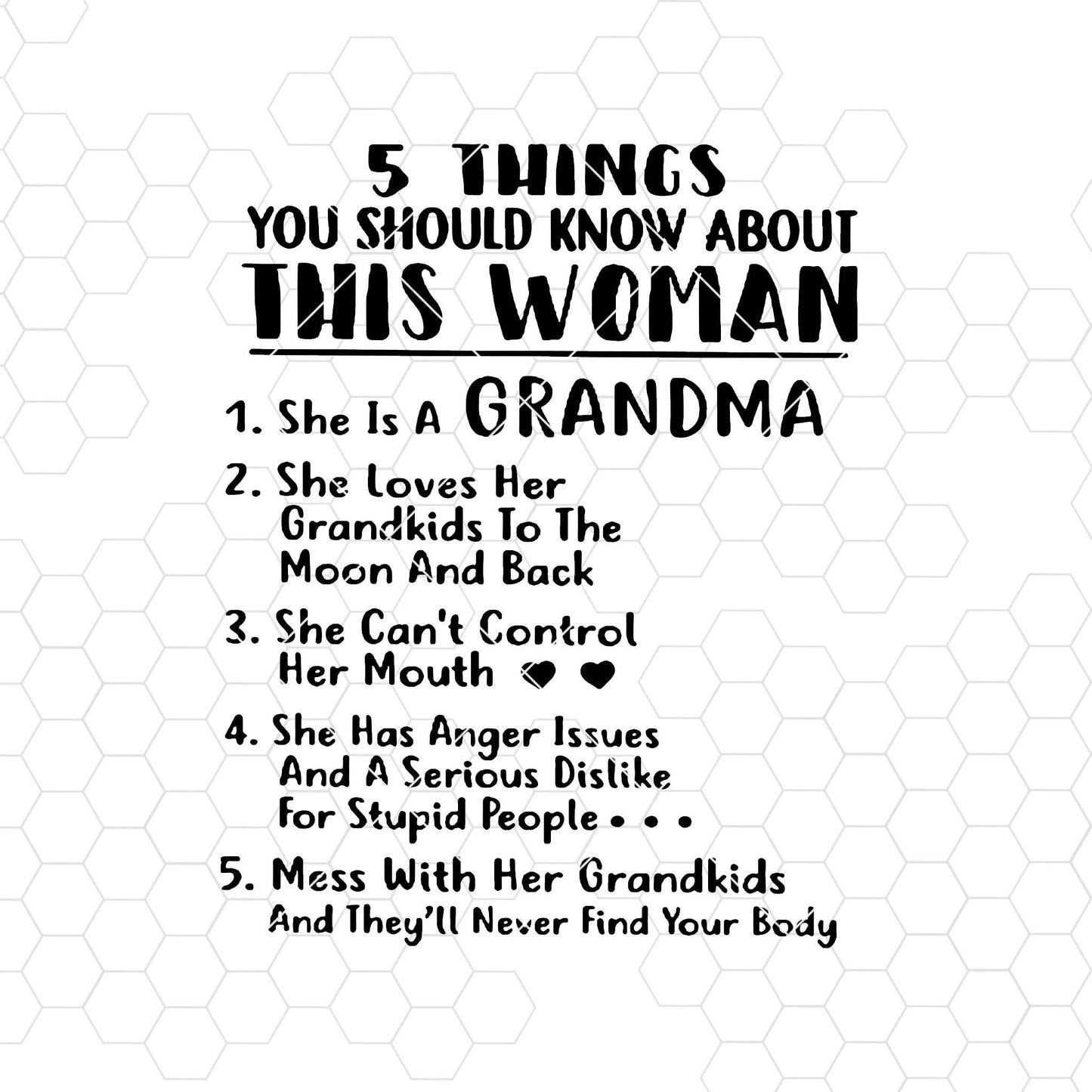 5 Things You Should Know About This Woman Digital Cut Files Svg, Dxf, Eps, Png, Cricut Vector, Digital Cut Files Download