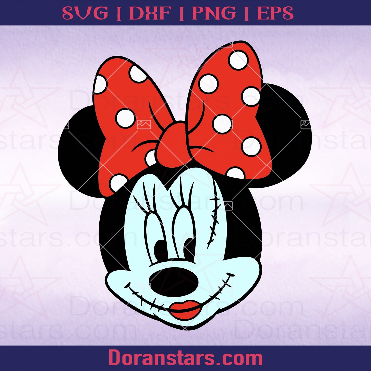 Minnie Sally Svg Halloween Svg Head Sally Nightmare Before Christmas Svg