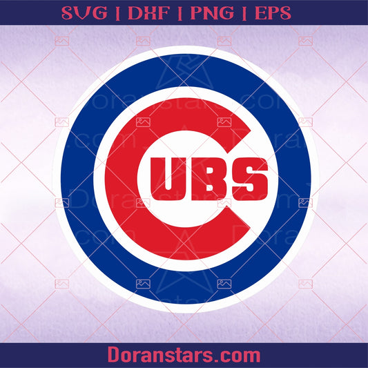 Chicago Cubs Digital Cut Files Svg, Dxf, Eps, Png, Cricut Vector, Digital Cut Files Download