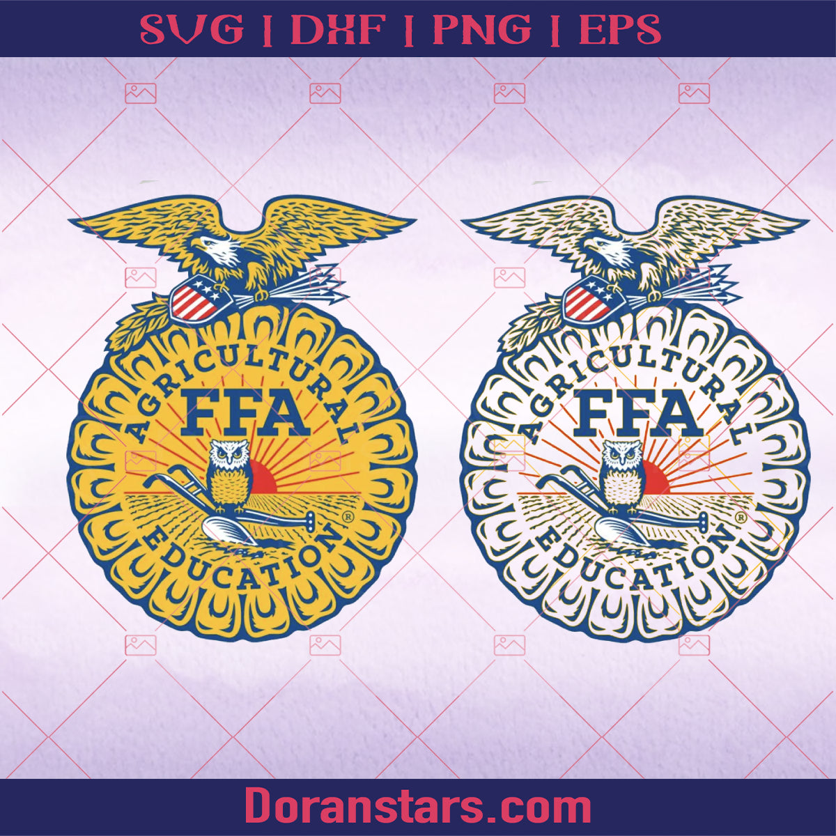 FFA SVG Bundle Future Farmers Logo SVG PNG PDF Agriculture Education Cut Files SVG Design cut file for Cricut & Silhouette