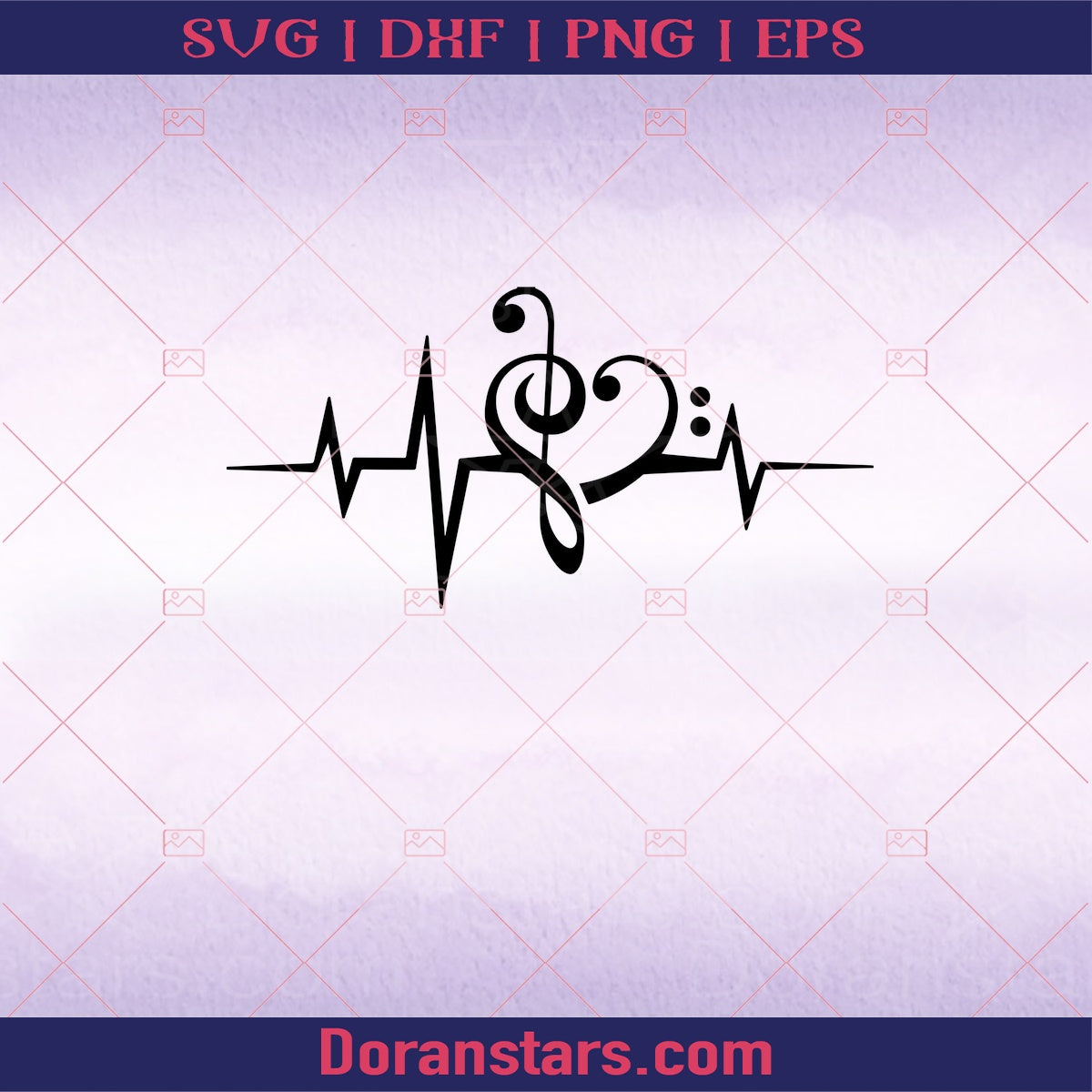 Heat beat music lovers Music SVG cut file for Cricut & Silhouette by DoranStars