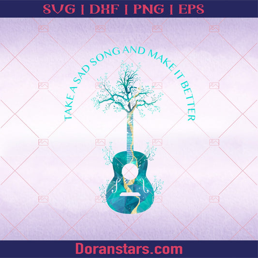 Take a sad song and make it better png digital