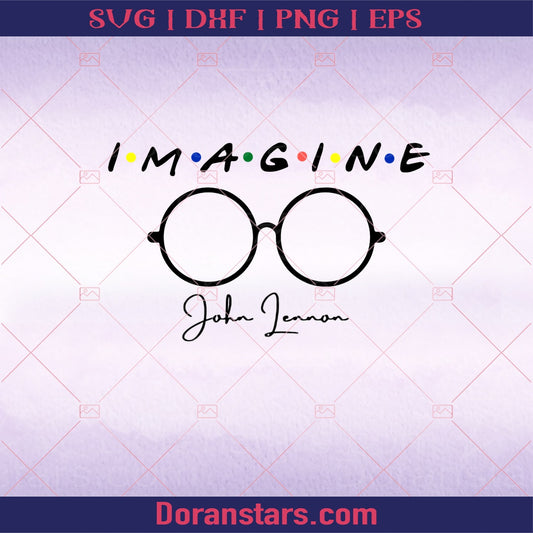 imagine John png digital download SVG Design cut file for Cricut & Silhouette by DoranStars