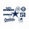 Dallas Cowboys SVG, Dallas Cowboys files, cowboys logo, football, silhouette cameo, cricut, cut files, digital clipart, layers, png dxf ai