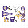 Minnesota Vikings SVG, Minnesota Vikings files, vikings logo, football, silhouette cameo, cricut, digital clipart, layers, png dxf ai