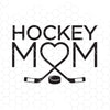 Hockey Mom SVG - Heart Hockey - Love Hockey - Hockey SVG - Cutting files for Silhouette Cameo & Cricut, svg - dxf - ai - eps - png / s-003