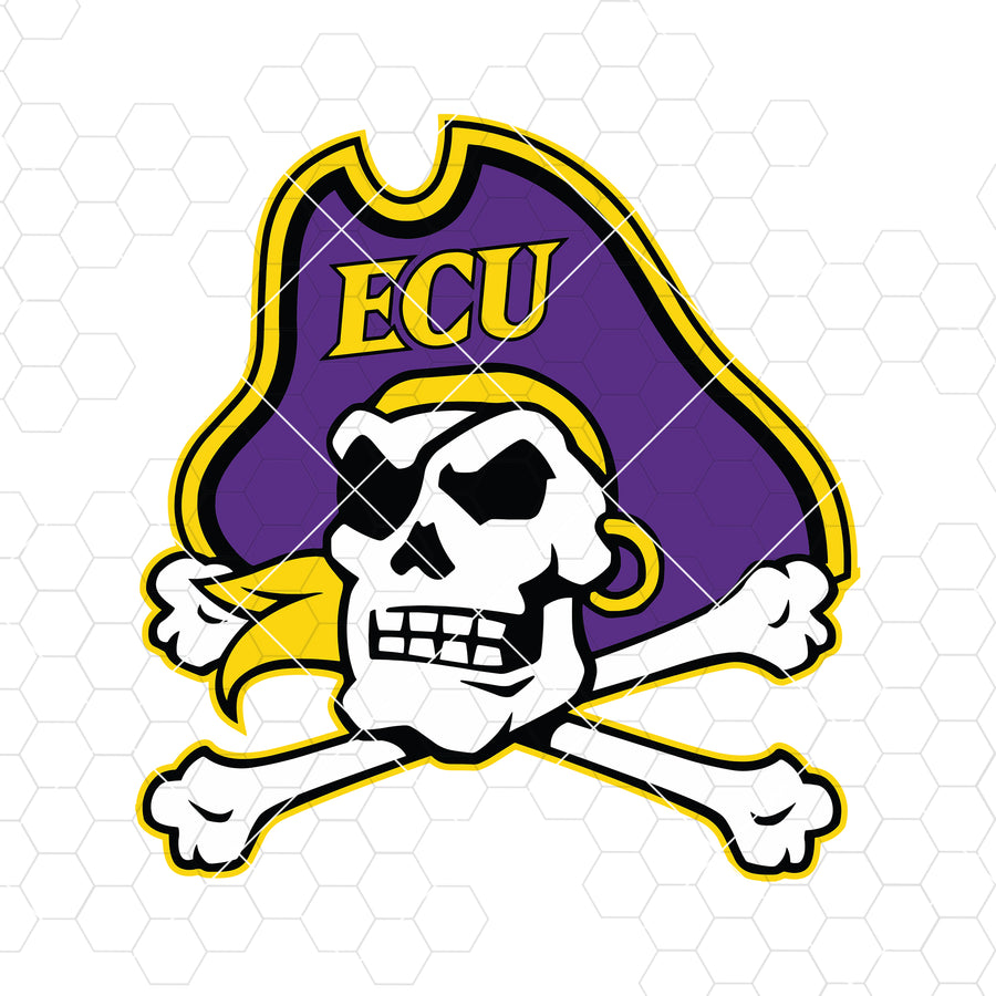 East Carolina Digital Cut Files Svg, Dxf, Eps, Png, Cricut Vector, Digital Cut Files Download