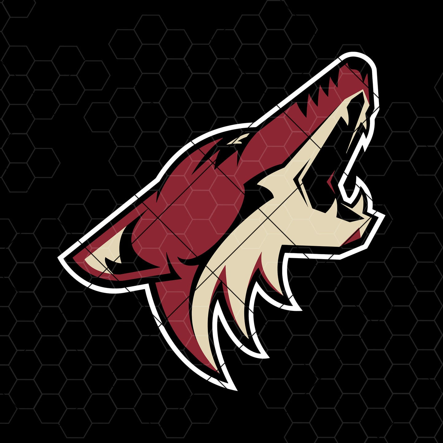 Arizona Coyotes Digital Cut Files Svg, Dxf, Eps, Png, Cricut Vector, Digital Cut Files Download