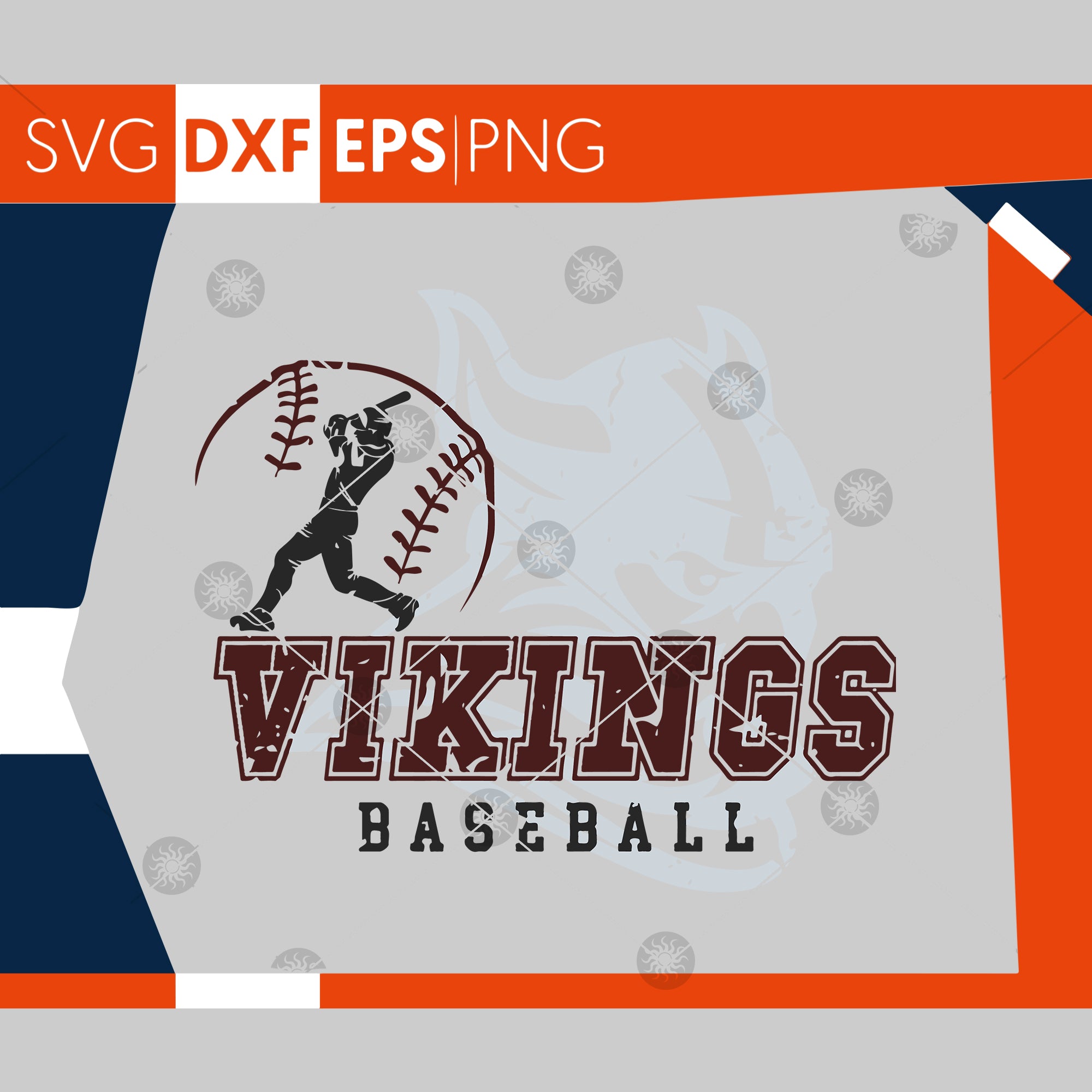 Baseball SVG, Grunge Baseball