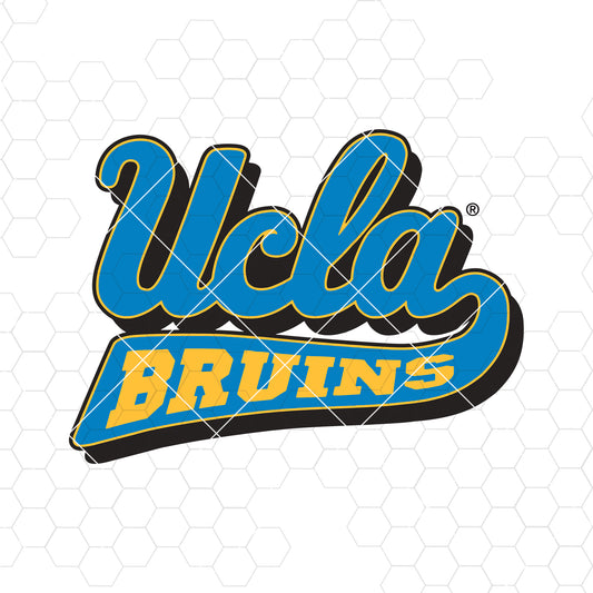 UCLA Digital Cut Files Svg, Dxf, Eps, Png, Cricut Vector, Digital Cut Files Download