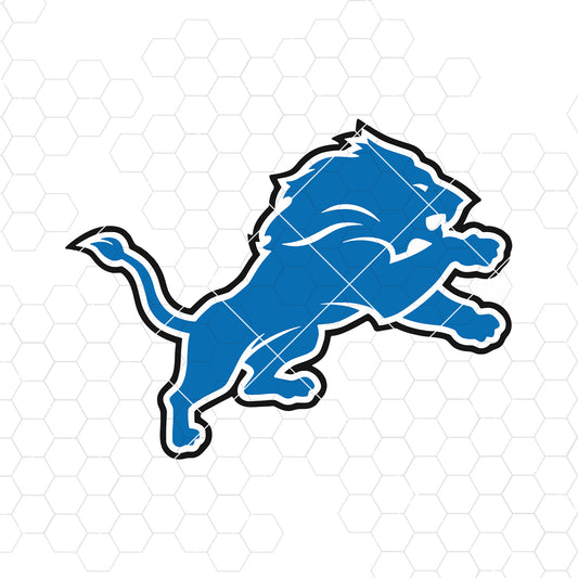 Detroit Lions Digital Cut Files Svg, Dxf, Eps, Png, Cricut Vector, Digital Cut Files Download