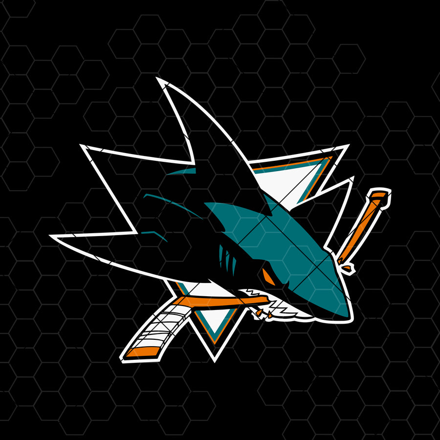 San Jose Sharks Digital Cut Files Svg, Dxf, Eps, Png, Cricut Vector, Digital Cut Files Download