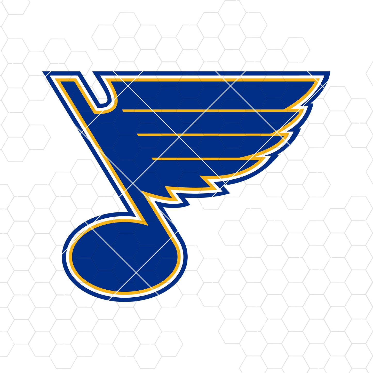 St. Louis Blues Digital Cut Files Svg, Dxf, Eps, Png, Cricut Vector, Digital Cut Files Download