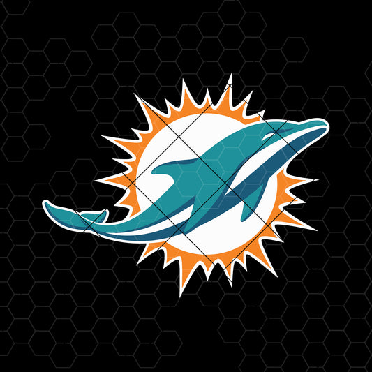 Miami Dolphins Digital Cut Files Svg, Dxf, Eps, Png, Cricut Vector, Digital Cut Files Download