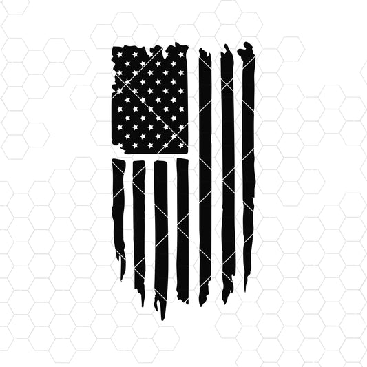 Distressed American Flag svg, distressed american flag ,distressed flag - Printable file, Cricut & Silhouette Cut Files