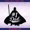 1st Dad Darth Vader - Family, Starwars, Dart Vader, Dart Vader dad, best Dad, Father's day logo, Svg Files For Cricut, Dxf, Eps, Png, Cricut Vector, Digital Cut Files Download - doranstars.com