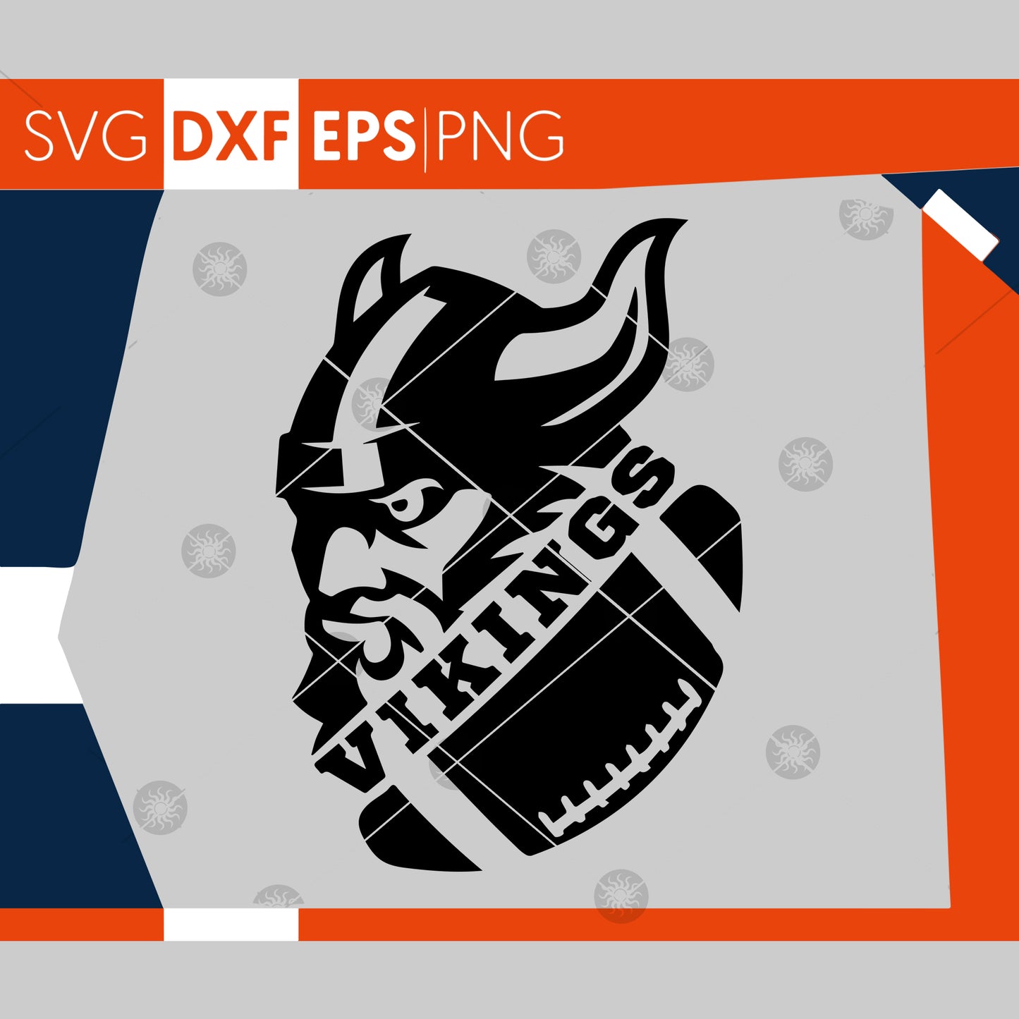 Vikings SVG, Football SVG, Vikings Football T-shirt Design, Football Mom Shirt, Cricut Cut Files, Silhouette Cut Files, SVG Cutting Files