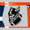 Vikings SVG, Football SVG, Vikings Football T-shirt Design, Football Mom Shirt, Cricut Cut Files, Silhouette Cut Files, SVG Cutting Files