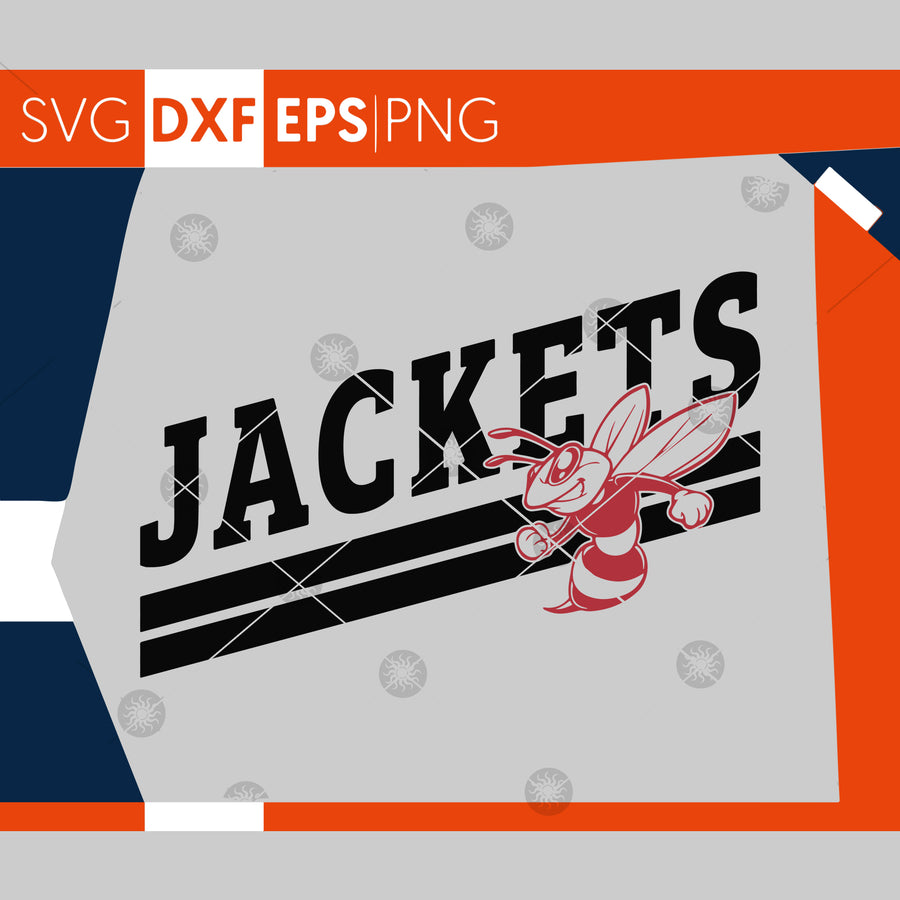 Jackets SVG, Football SVG, Jackets T-shirt Design, Jackets Baseball, Hornets Basketball, Cricut Cut Files, Silhouette Cut File, SVG Cut File