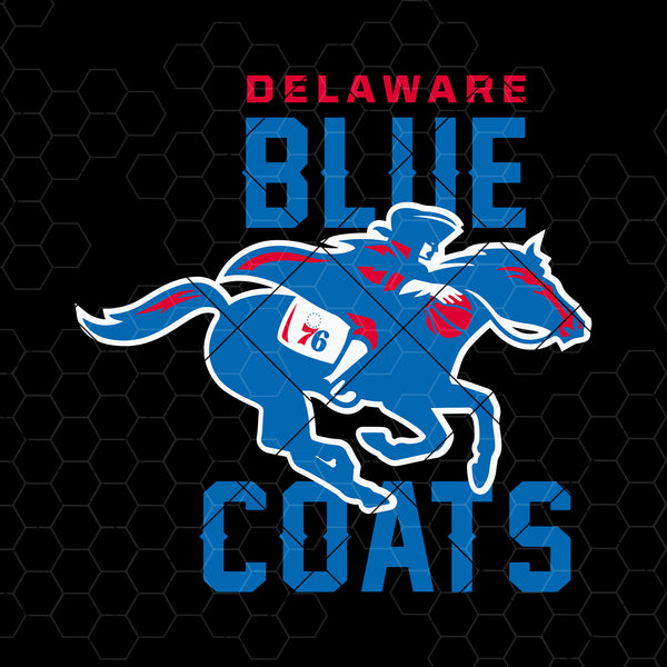 Delaware Blue Coats Digital Cut Files Svg, Dxf, Eps, Png, Cricut Vector ...