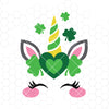 St. Patrick's Day Svg, Unicorn Svg, Dxf, Png, Lucky Svg, Shamrock Svg, Cute Kid's Design, Girl Shirt Design, Silhouette, Cricut, Cut Files