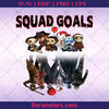Jason and Friends Squad Goals Sublimation PNG, Instant Download, Halloween Shirt png Horror Movie PNG, Scary Movie PNG Clipart Halloween PNG