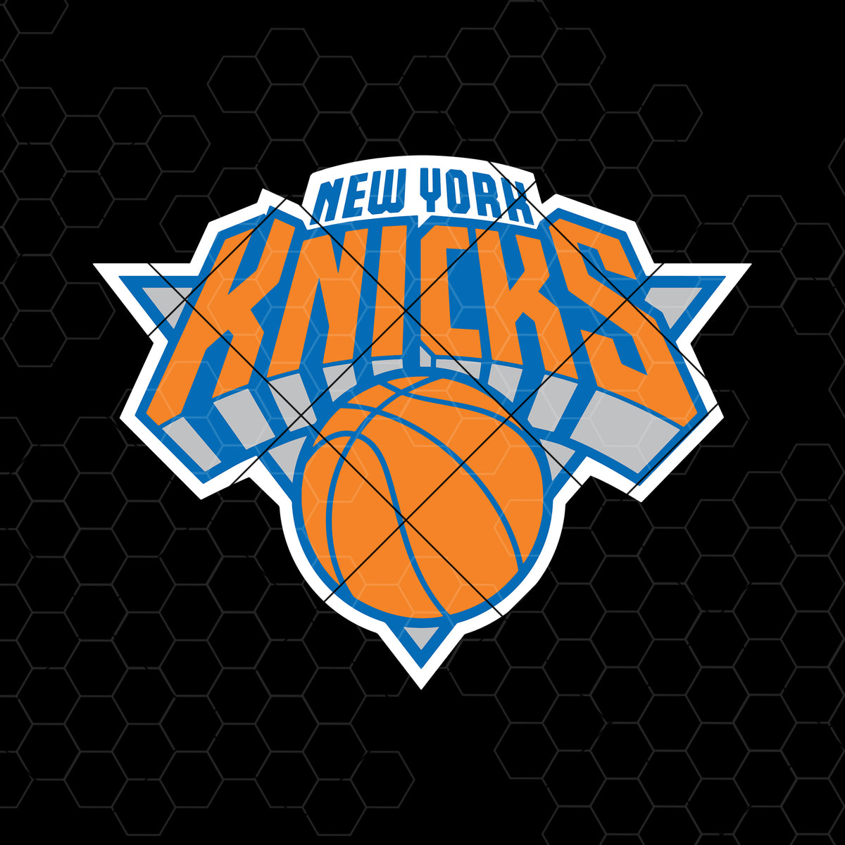 New York Knicks Digital Cut Files Svg, Dxf, Eps, Png, Cricut Vector ...