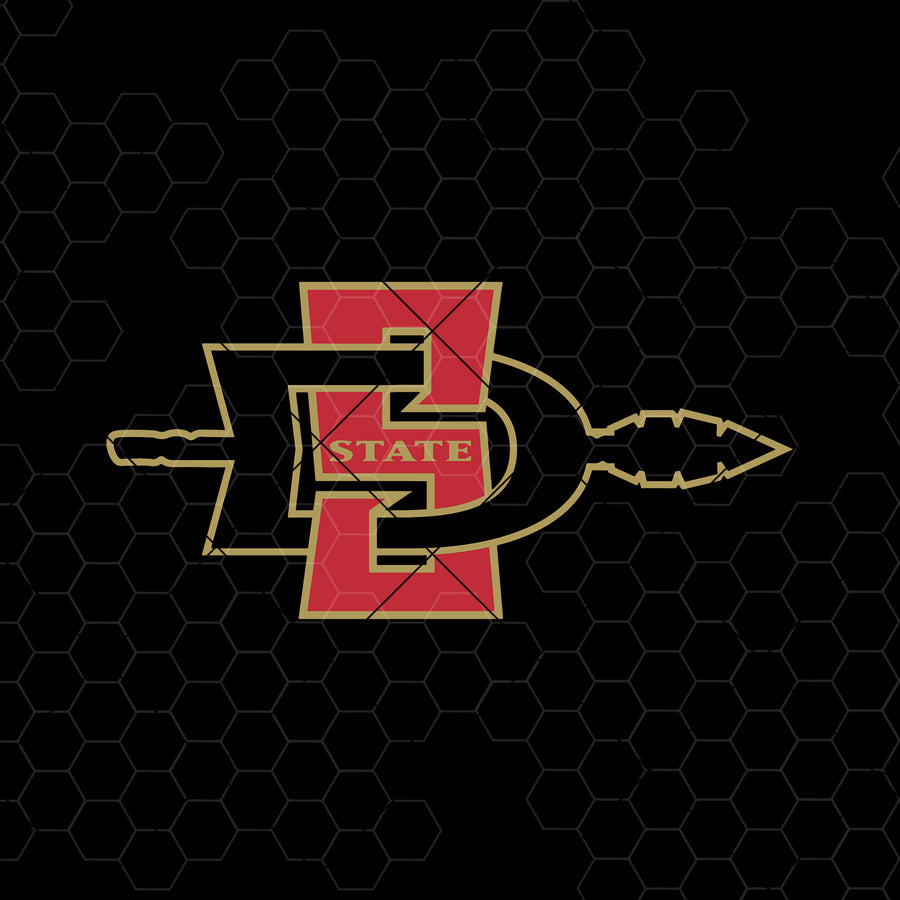 San Diego State Digital Cut Files Svg, Dxf, Eps, Png, Cricut Vector, Digital Cut Files Download