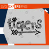 Tigers SVG, Football SVG, Tigers Football Sister T-shirt Design, Football Mom Shirt, Cricut Cut Files,Silhouette Cut Files,Cutting Files