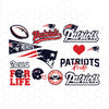 New England Patriots SVG, New England Patriots files, patriots logo, football, silhouette cameo, cricut, digital clipart, layers, png dxf ai