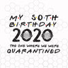 50th birthday 2020 the one where we were quarantined, birthday svg, friends tv show svg, cut files for cricut, silhouette svg, png files