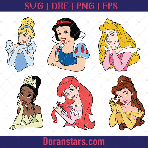 Disney princess svg | 100+ Disney SVG ideas in 2021 - DoranStars