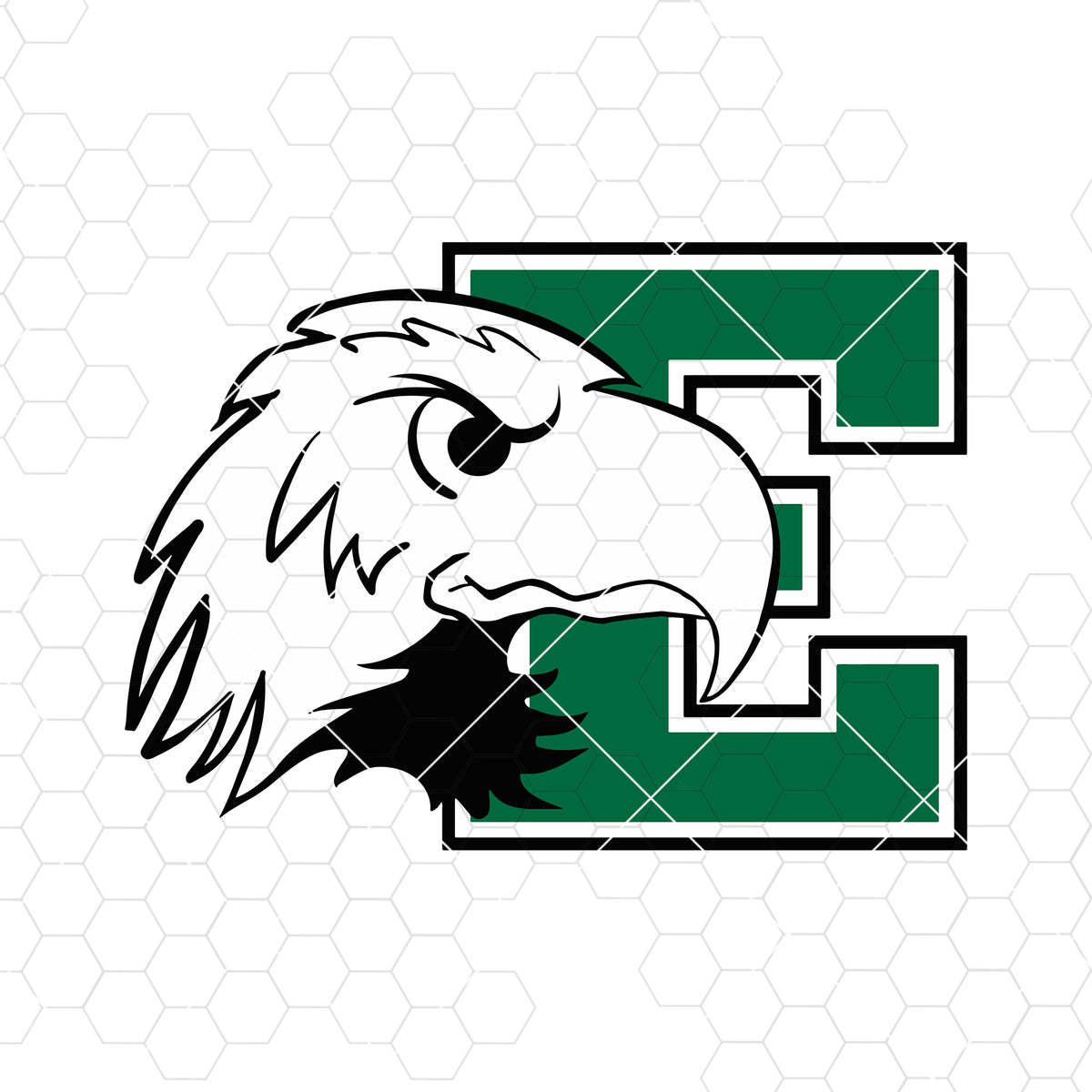 Eastern Michigan Digital Cut Files Svg, Dxf, Eps, Png, Cricut Vector ...