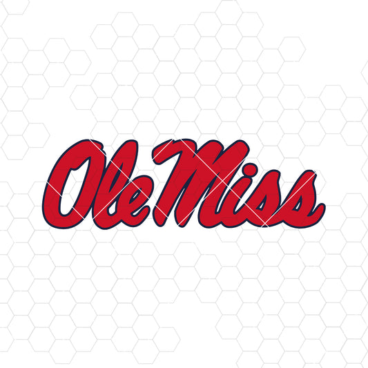 Ole Miss Digital Cut Files Svg, Dxf, Eps, Png, Cricut Vector, Digital Cut Files Download