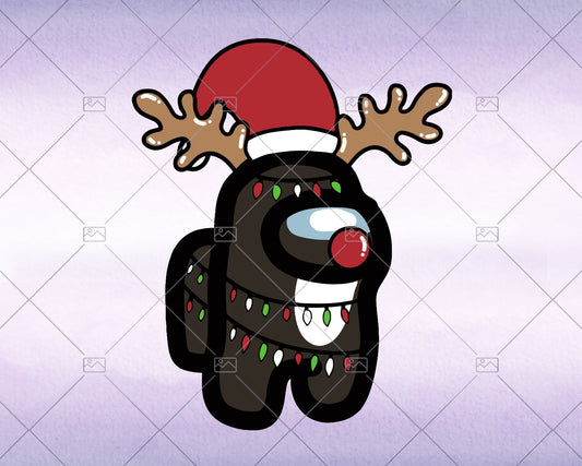 Among Us reindeer xmas - Svg, Instant Download - Doranstars