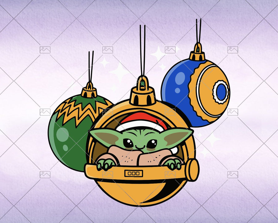 Baby Yoda Christmas, Christmas svg 2020 - Instant Download - Doranstars